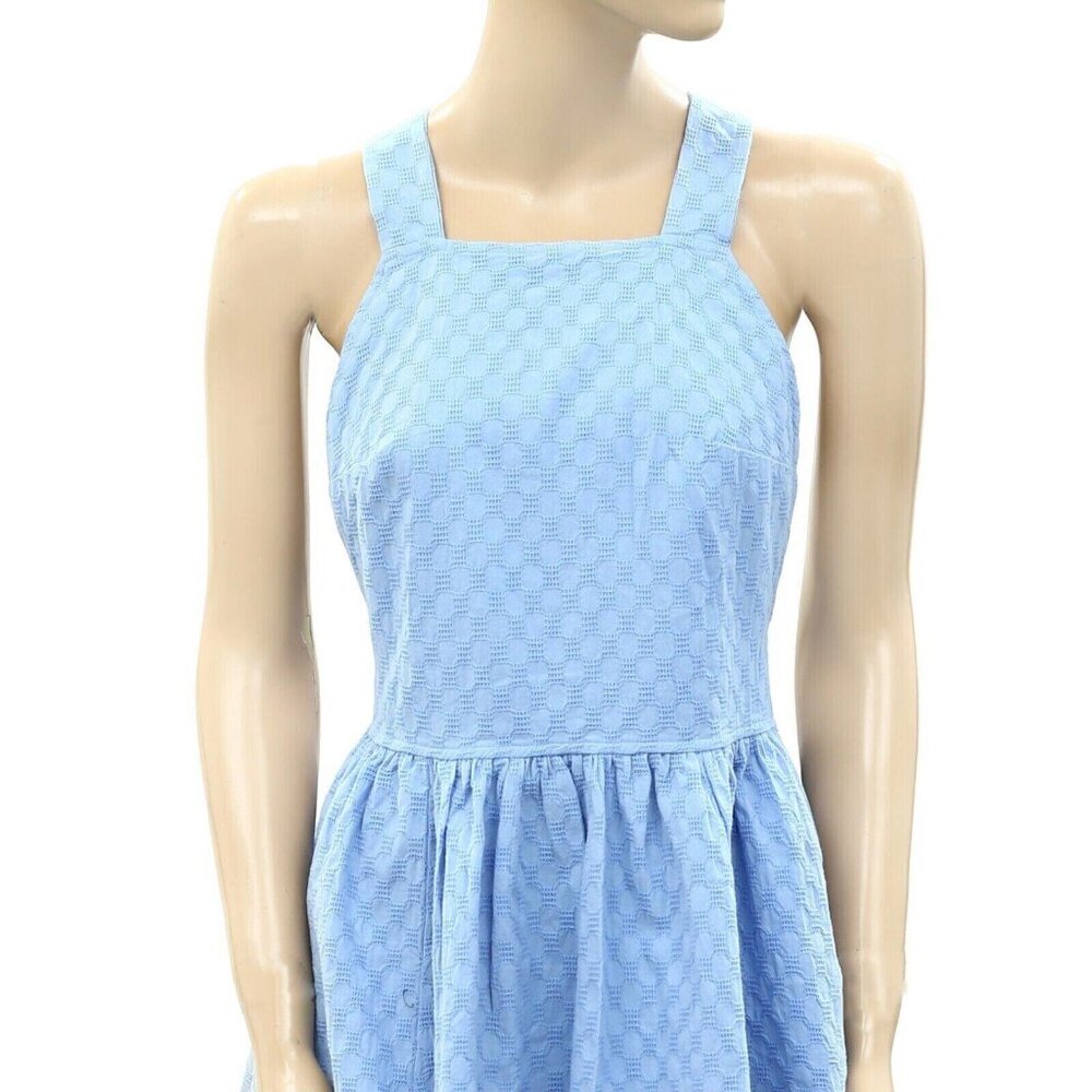 Free People Free-Est Va Va Volume Mini Dress Jacquard Criss-Cross XS NEW 264752 - Picture 5 of 7